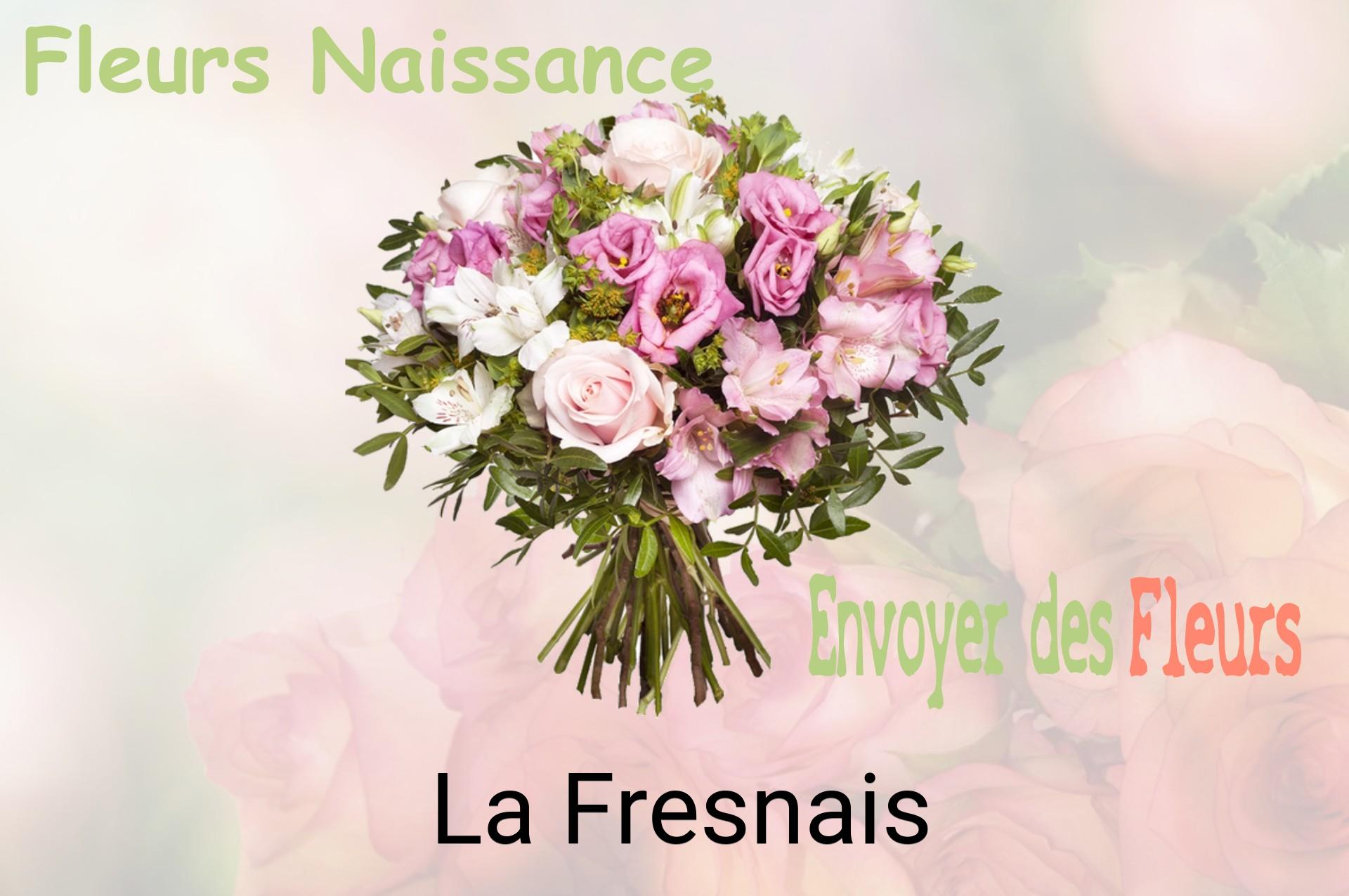 Bouquet de fleurs de naissance livré à La Fresnais
